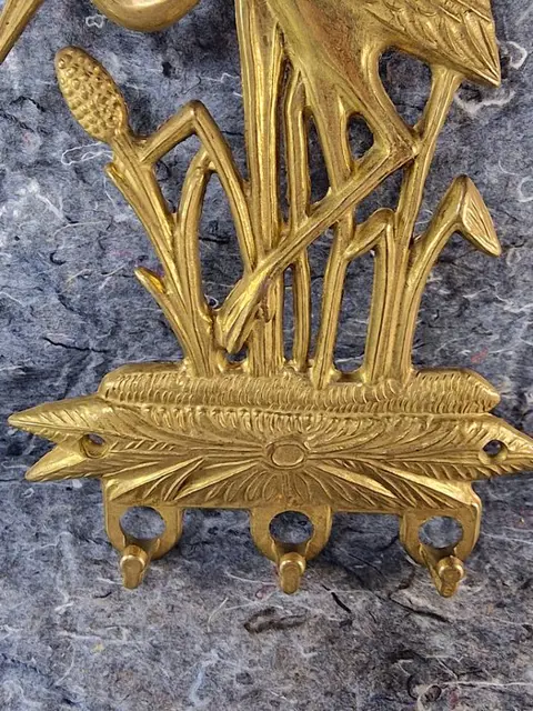 Hanger met drie haken (1) - Messing