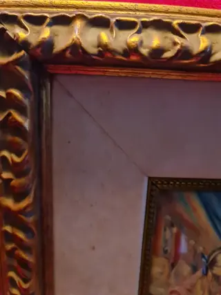 Renoir - Galeria de Arte El Greco with certificate - Vuur geëmailleerde plaat, op de manier van Limoges en boek (2) - Impressionisme - email, stof, hout, metaal