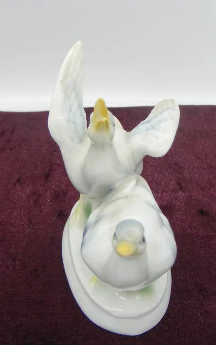 Gerold Porzellan Bavaria - 2 vogel figuren - Porselein