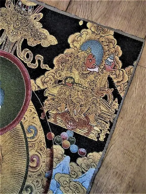 Thangka - Boeddhisme - Nepal - New - original - "Tang Sakyamuni" - zijde/katoen/gouddraad