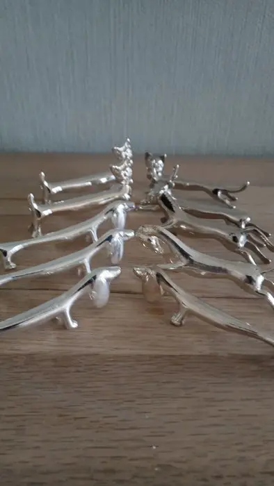 Knife Rests/Restknifes (10) - Verzilverd