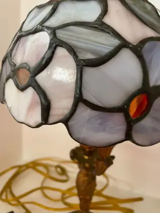 Tafellamp (1) - Glas-in-lood