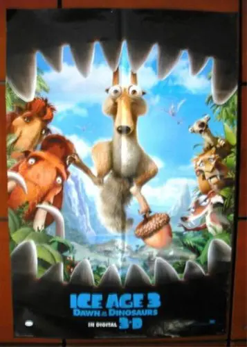 ICE AGE 3 : DAWN OF THE DINOSAURS filmposter.