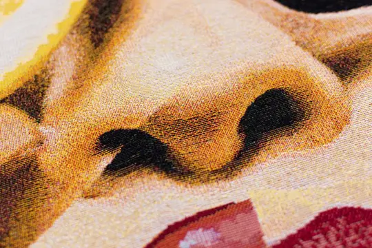 140x120cm!!! Schitterend wandtapijt in pop-artpatroon in gobelin-stof - Katoen, ander - 21e eeuw