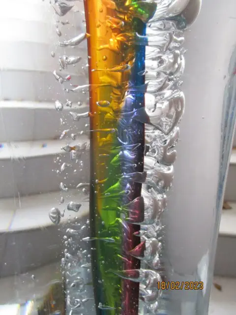 Valner - Glazen sculptuur / vaas - Glas