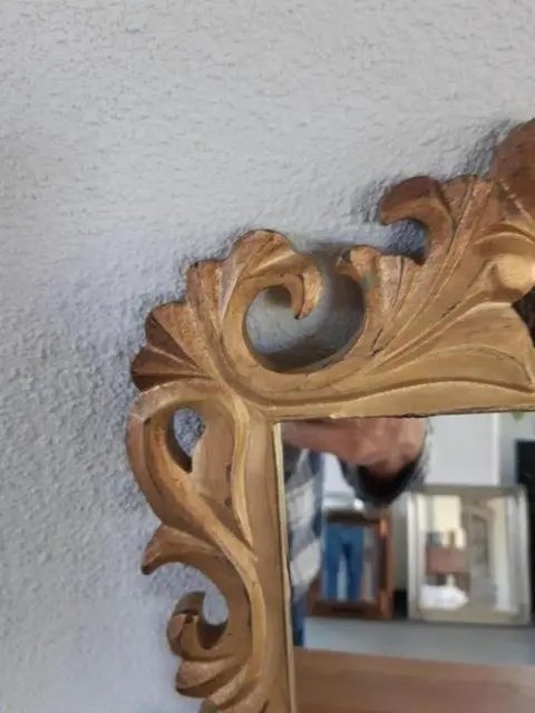 Prachtig gedecoreerd spiegel - Hars/polyester