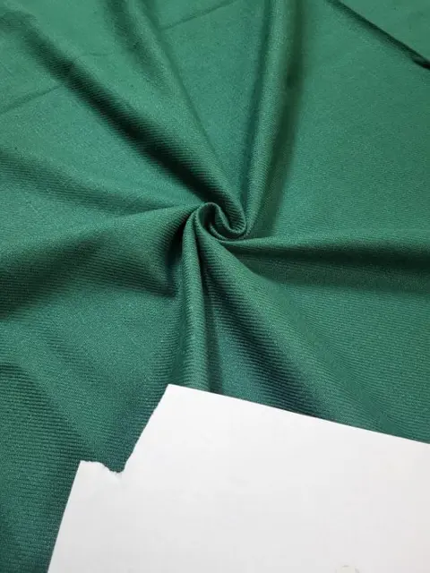 Prachtige effen Italiaanse katoenen stof - 529 x 140 cm - Katoen - Eind 20e eeuw