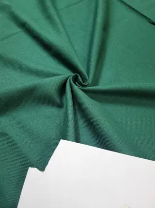 Prachtige effen Italiaanse katoenen stof - 529 x 140 cm - Katoen - Eind 20e eeuw