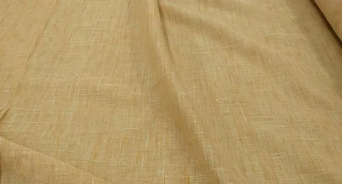 Vintage jaren 80 gordijnhennep 630 x 340 cm - Linnen hennep - Tweede helft 20e eeuw