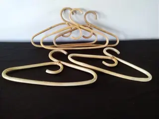 Set bamboe hangers. Ontwerp en wijnoogst. (5) - Bamboe