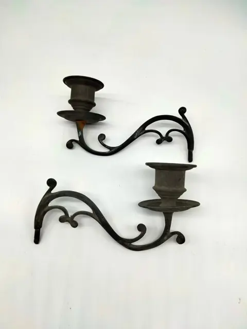 Piano kroonluchters (2) - Messing