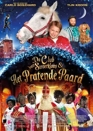 DE CLUB van SINTERKLAAS en het pratende paard poster.