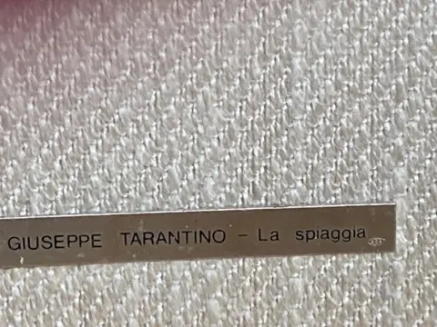 Giuseppe Tarantino - bladgoud frame (1) - Goud, Hout