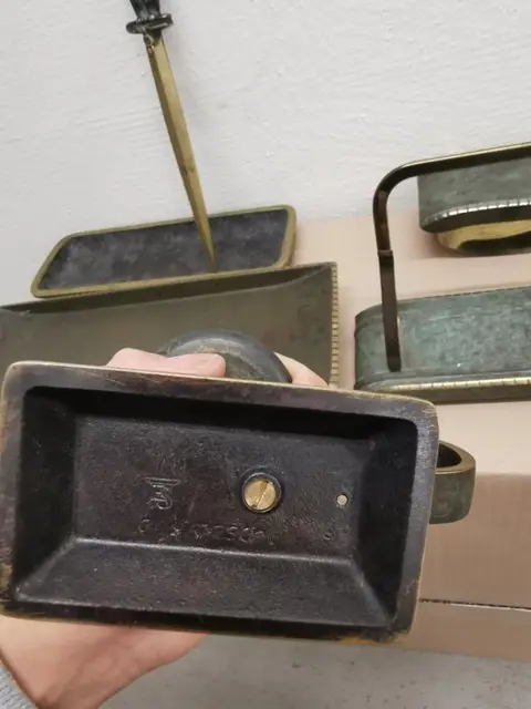 Zimmermann - Bureau (8) - Historicisme - Brons, Messing