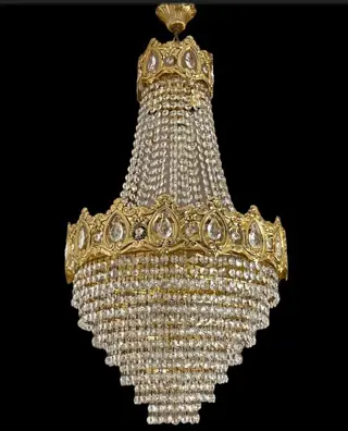 Kroonluchter (1) - Brons