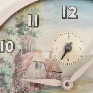 Smith geanimeerde wekker Pecking Chicken - metaal