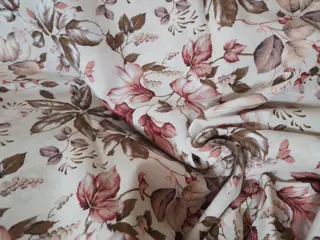 mooie gebloemde katoenen stof - 2 x 250 x 140 cm (2) - Katoen - Eind 20e eeuw