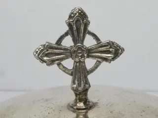 Doos met deksel - Verzilverd