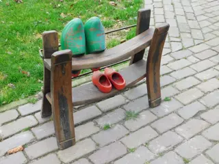 schoenenrek / Oudhollands Klompenrek - Hout, IJzer (gegoten/gesmeed)