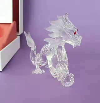Gabriele Stamey - Swarovski - SCS - Annual Edition 1997 - Dragon 208398 - boxed (1) - Beeld (1) - Modern - Kristal