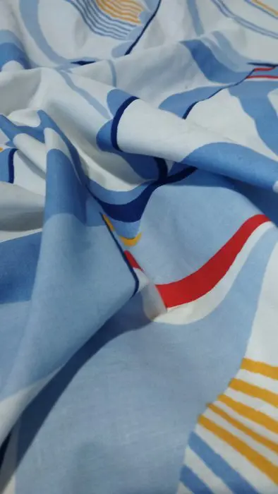 snijontwerp "Borås" collectie Marina - 600 x 130 cm - Katoen - Eind 20e eeuw