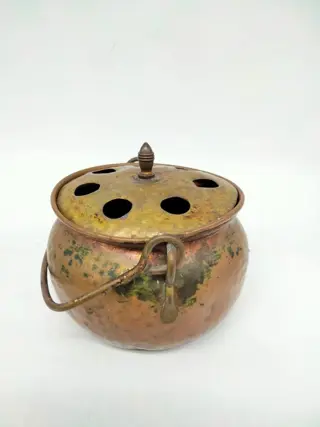 Wierookvat - Koper, Tin