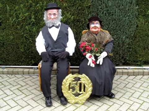 Bruidspaar, Getrouwd, 50, Sarah, Abraham levensgroot.