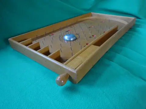 Vintage knikkerspel - Hout