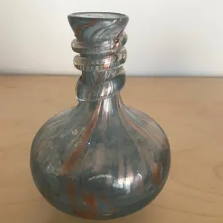 Erwin Eisch Collection, signiert - 2 x vintage vazen, dikwandig, zwaar - kunst glas