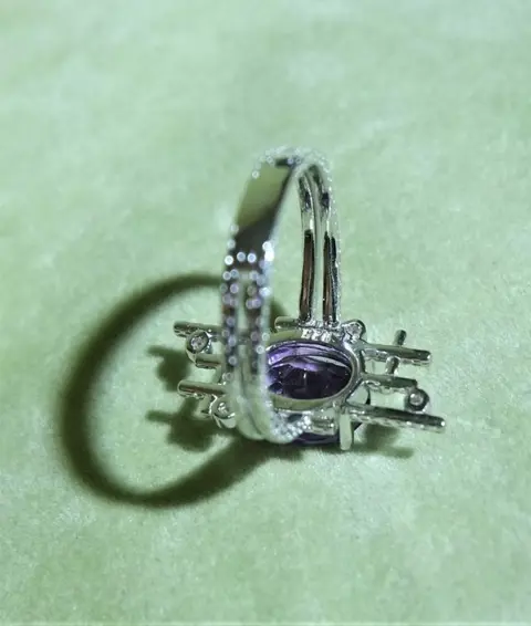 Ring van geloof - Art Deco - Zilver