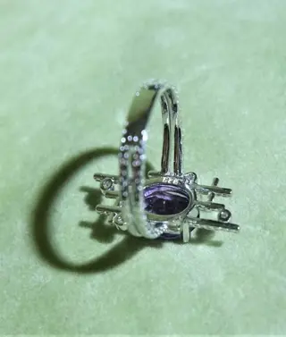 Ring van geloof - Art Deco - Zilver