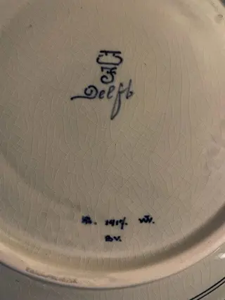 De Porceleyne Fles, Delft - wandbord 1951 - Aardewerk