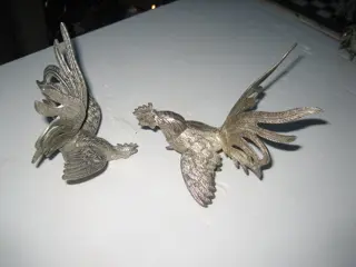 metalen vechthaan (2) - metaal