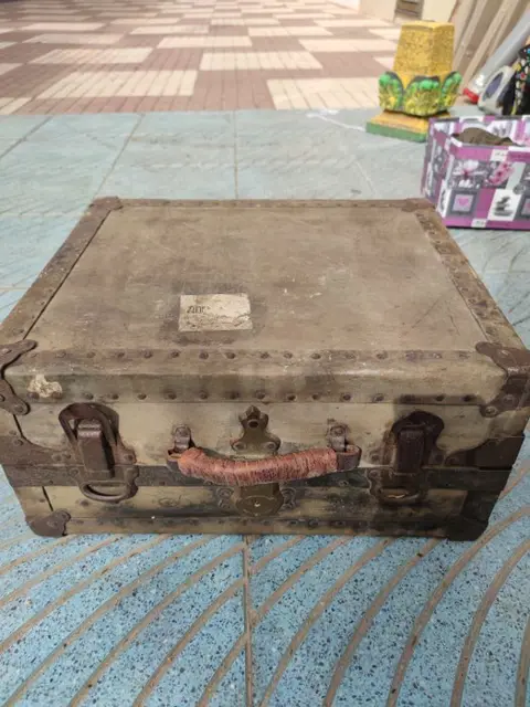 maleta antiek (1) - madera