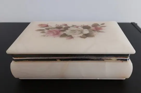 Albasten Sieradendoos/Juwelenbox (1) - Albast