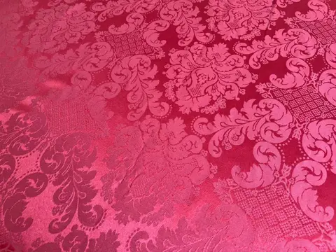 3.00 x 3.45 meter !!!! San Leucio damaststof met barokke decoratie in Lodewijk XIV-stijl - Hars/polyester, Zijde - 21e eeuw