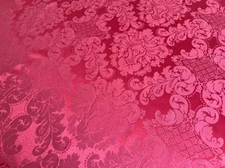 3.00 x 3.45 meter !!!! San Leucio damaststof met barokke decoratie in Lodewijk XIV-stijl - Hars/polyester, Zijde - 21e eeuw