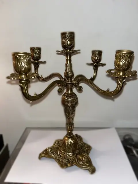 Kandelaar (1) - Louis XV - Brons