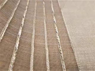 Binnengordijn van Miglioretti - 650 x 320 cm - Linnen, Organza en chenille - 2014