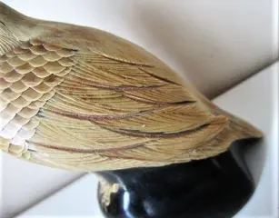 Sculptuur van Arend met glazen oogjes - Hoorn