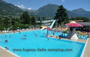 Lugano, Italie, Camping
