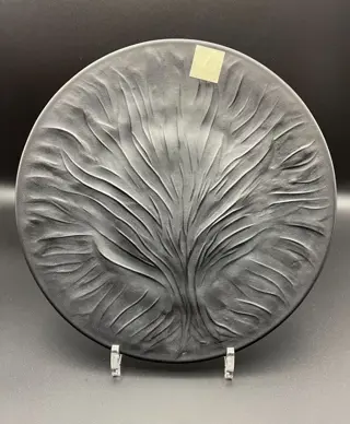 Lalique - "Zeewier" bord (2) - Kristal