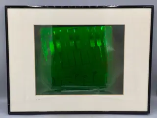 Toetsenbord en muziekhologram uit de jaren 70 - Polymeer