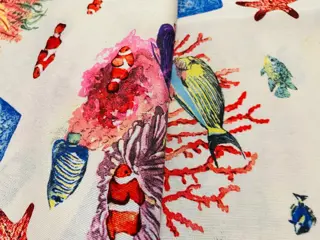 Panamastof - 2 x 2,50 x 1,40 meter (2) - Katoen - 21e eeuw