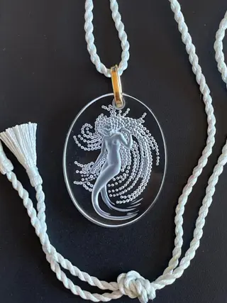 Lalique - Hanger “Naiade” (in doos) - Kristal