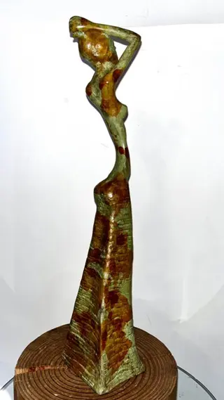 Issouf Derme - bronzen sculptuur - Brons