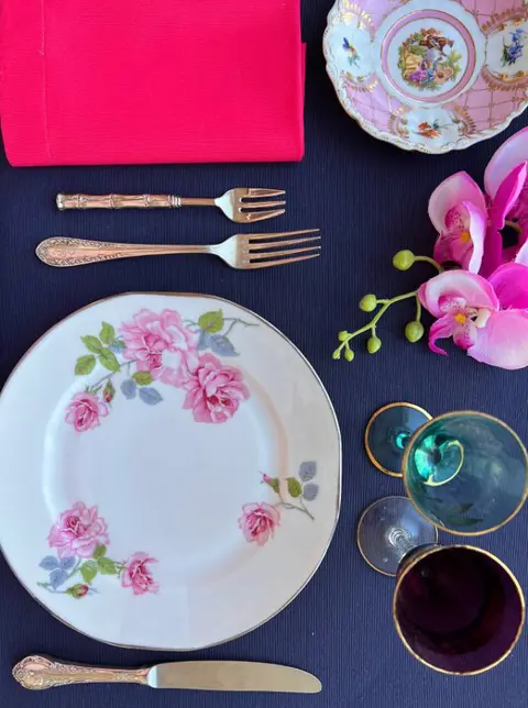 Tafelkleed voor grote tafels, met een elegante antraciet kleur. 2.80 x 1.70cm - Canvas - 21e eeuw