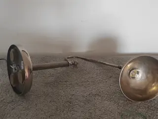 Prachtige burea tafellamp (1) - Verzilverd