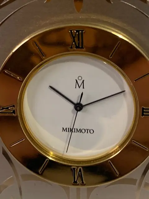 Mikimoto - Fotolijst, Klok (2) - Modern - Verguld
