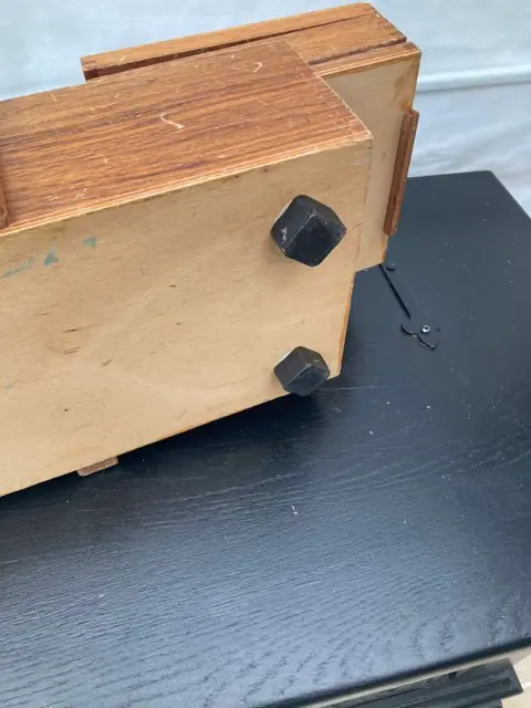 vintage naaibox (1) - Hout